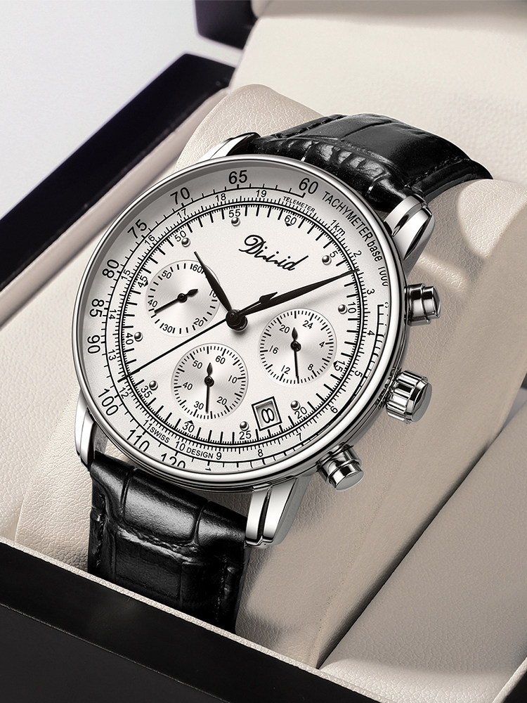 Public Official Watch Men's Style Workplace Pilot Driver Genuine Brand Mechanical Watch Fashionable Swiss Waterproof