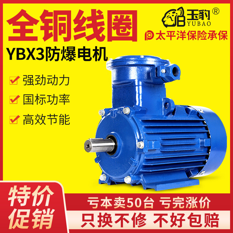 YB隔爆型0.37KW-315KW三相380V电机低速8极700防爆电动机厂家直销