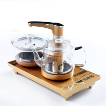 Automatic water heating electric magnetic stove kettle Household glass stainless steel kettle can be embedded in the tea tray