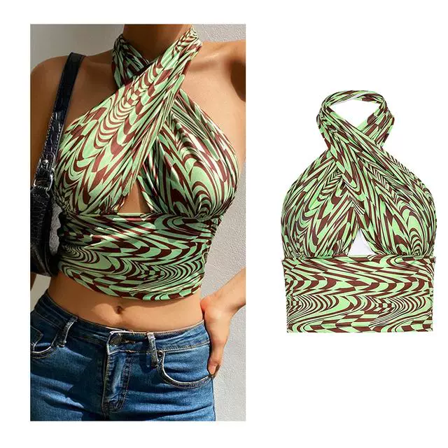 ЧЕРНЫЙ КОРОСЕТ Топ Sexy готическая одежда лямки crop to