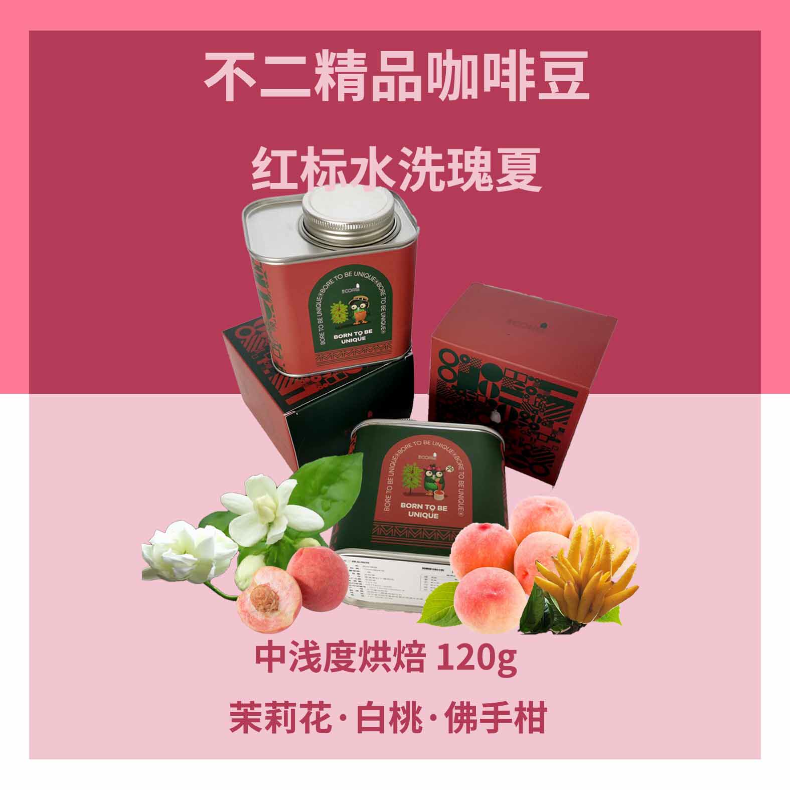 Fuji Coffee-Panama Red Label Geisha-Washed Boutique Hand-brewed Single Origin Coffee Beans 120g