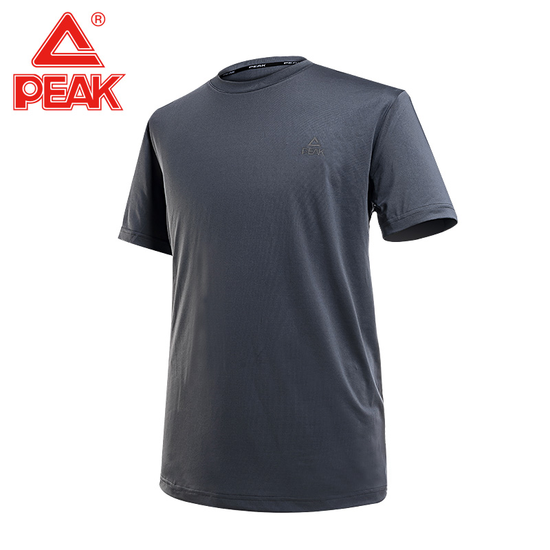 Peak short-sleeved 2022 summer new T-shirt sweat-absorbent quick-drying white running casual round neck sports short-sleeved men