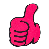 Thumbs up sports meeting entrance opening ceremony props school morning exercise hand equipment cheerleading dance accessories