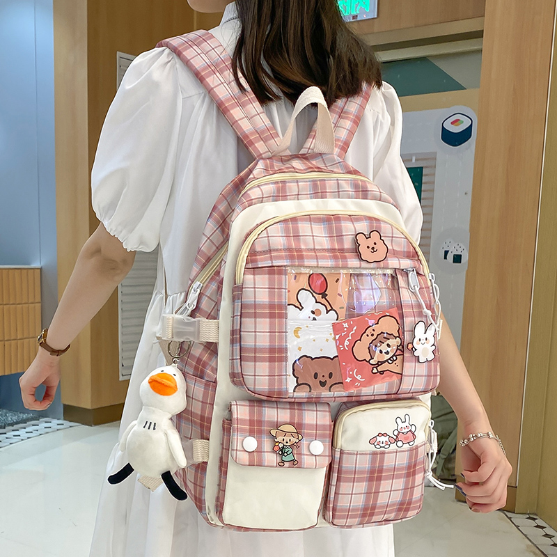 School bag Female primary school students third to fifth and sixth grade summer 2021 new girl high school students junior high school students backpack