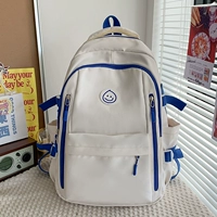 Белый с синим без висящих украшений