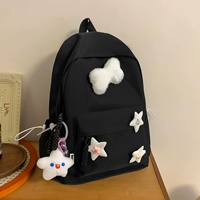 Черный большой с 3 звездами 1 костяная головка+белая звезда, висящая украшение