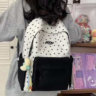 Children's Schoolbags for Girls, Primary School Students, 2025 New Style Contrasting Color Backpacks, Lightweight Backpacks for College Students, High School and Junior High School Students
