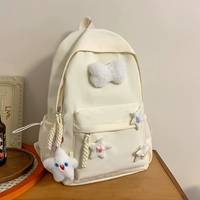 Рисовый белый большой с 3 звездами 1 кость+белая звезда, висящая украшение