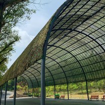 Pine needle pseudo-mounted network Mountain green net sun protection outdoor satellite air defense shooting room decoration military green large flower pine needle net
