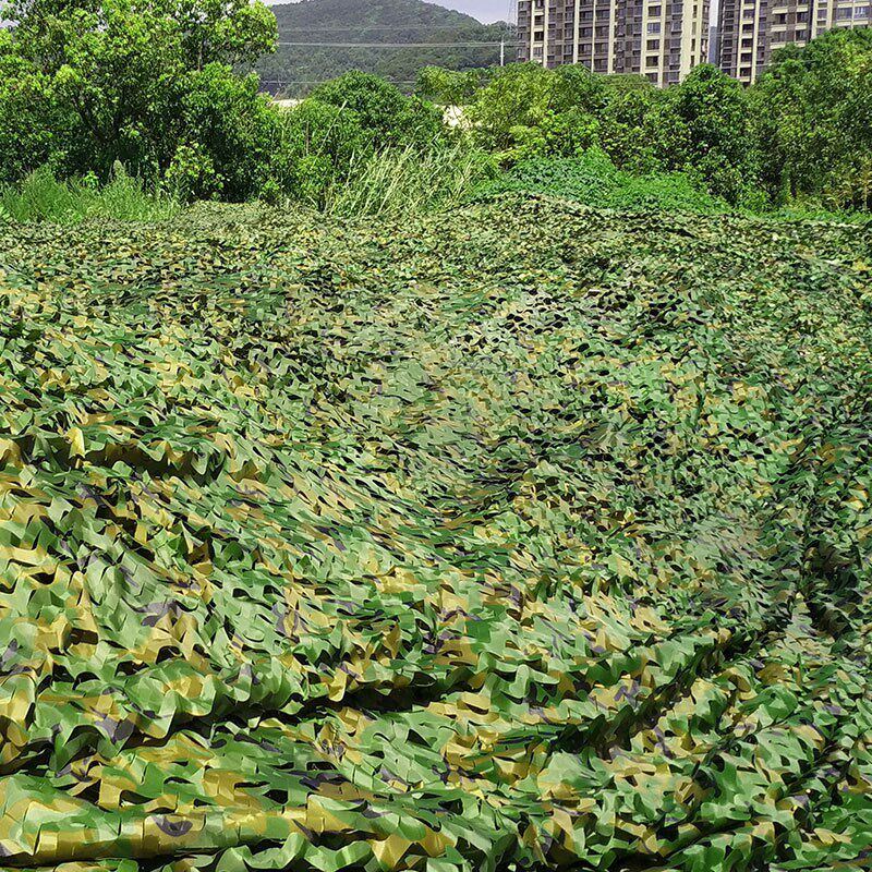 Air defense shooting pseudo-mounted web anti-fake web camouflak net anti-sunscreen anti-clots building overlay network Interior decoration Green net