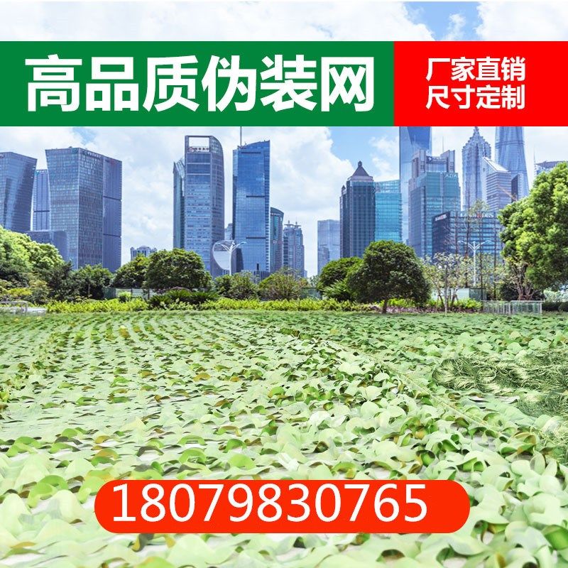 Double layer pseudo-mounted mesh camouflage mesh anti-fake mesh cover outdoor can be set for camouflage cloth reinforcement 5x6 green mesh 6x8