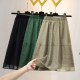 Organza a-line skirt women's summer thin gauze skirt large size fat mm cover belly skirt royal sister light familiar style new style