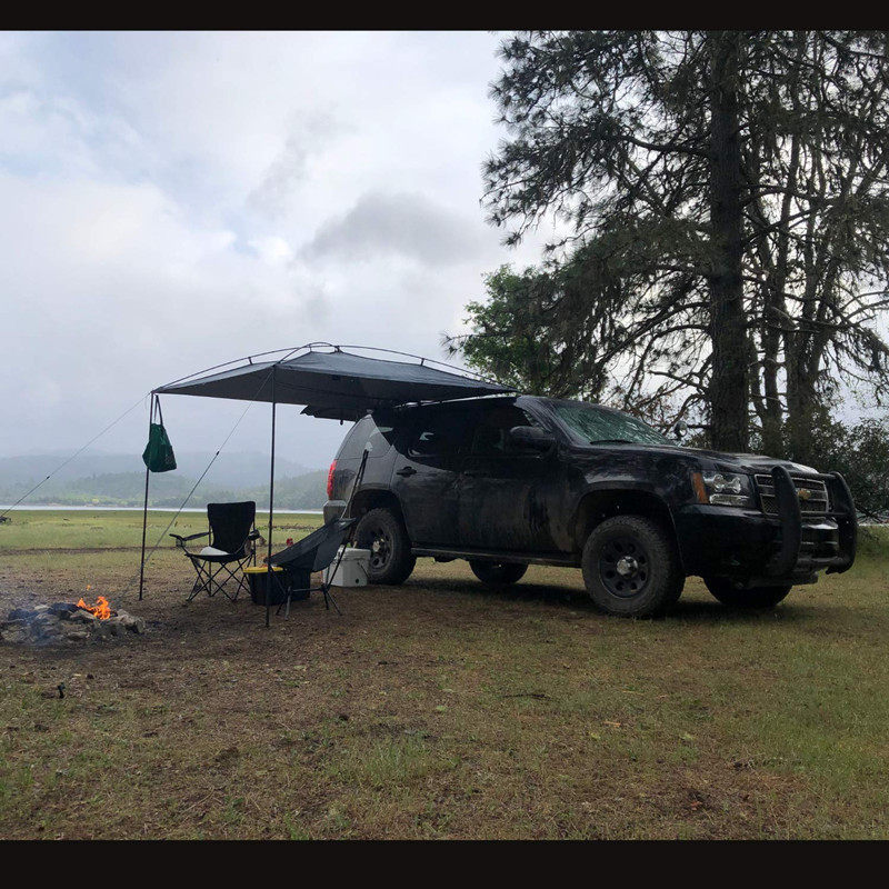 Автомобиль счет сторону 跨境新款车载户外野营帐篷侧边遮阳棚防雨防晒车尾帐篷车边天幕