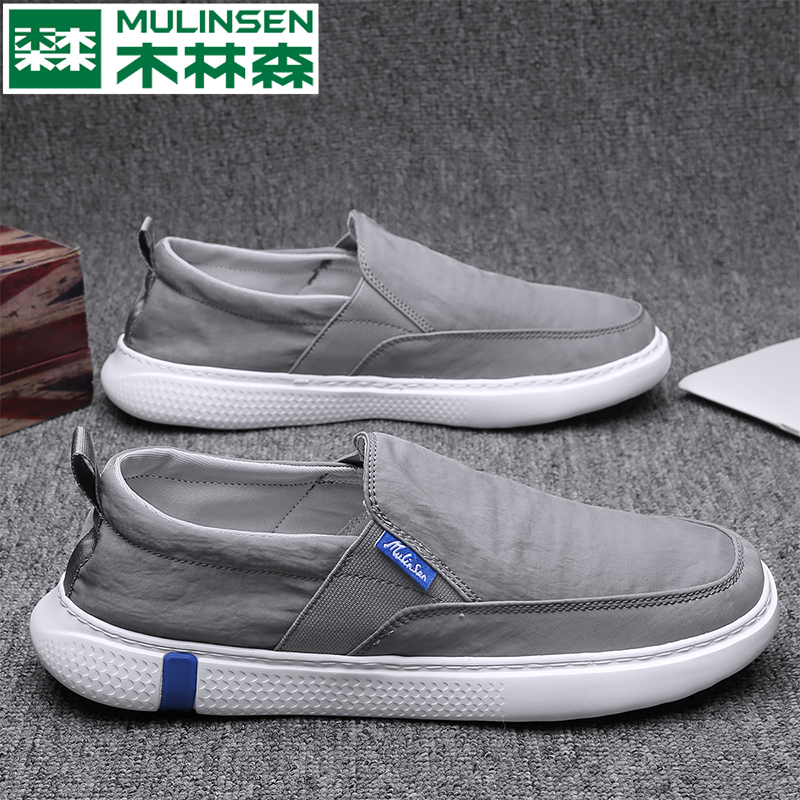 Wooden Sen Canvas Shoes Male 2023 new men's shoes Beijing Lao shoes spring explosion leisure lazy shoes