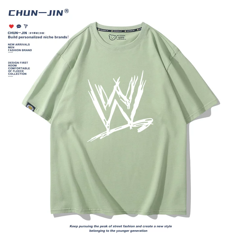 WWE футболка коротким рукавом - Locke CM Punk RKO RKO Saint -shield Seist Dian Baroque Brock T -shirt