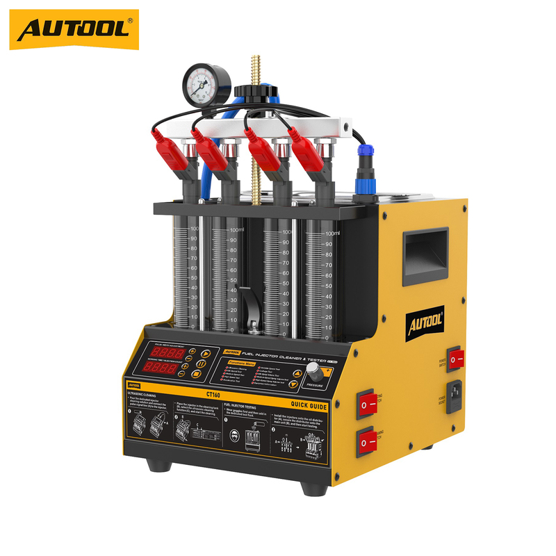 Ct160 Car and Motorcycle Fuel Injector Cleaning Machine Tester Ultrasonic Cleaning Carbon Deposit Removal Auto Maintenance Equipment Ct160 Car and Motorcycle Fuel Injector Cleaning Machine Tester Ultrasonic Cleaning Carbon Deposit Removal Auto Maintenance Equipment