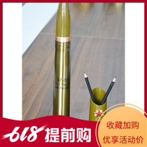 37 Steel Cartridge Pen Holder Crafts Creative Desktop Ornaments Military Collection Veteran Souvenirs Office Home Ornaments