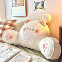 Летний, шелковый, белый, 65x, 40см