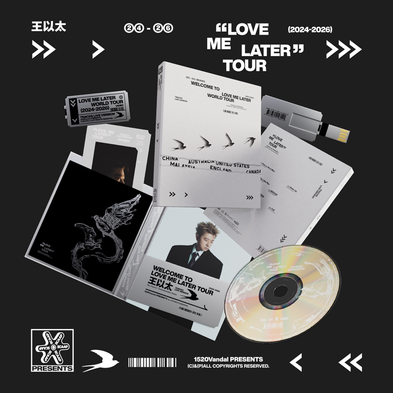 "Exclusive Pre-Sale" Wang Yitai - "Love Me Later" Live Performance Version Cd/Lp