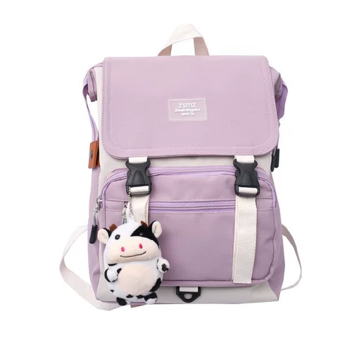 Школьный рюкзак, свежая вместительная и большая сумка через плечо, для средней школы, в корейском стиле