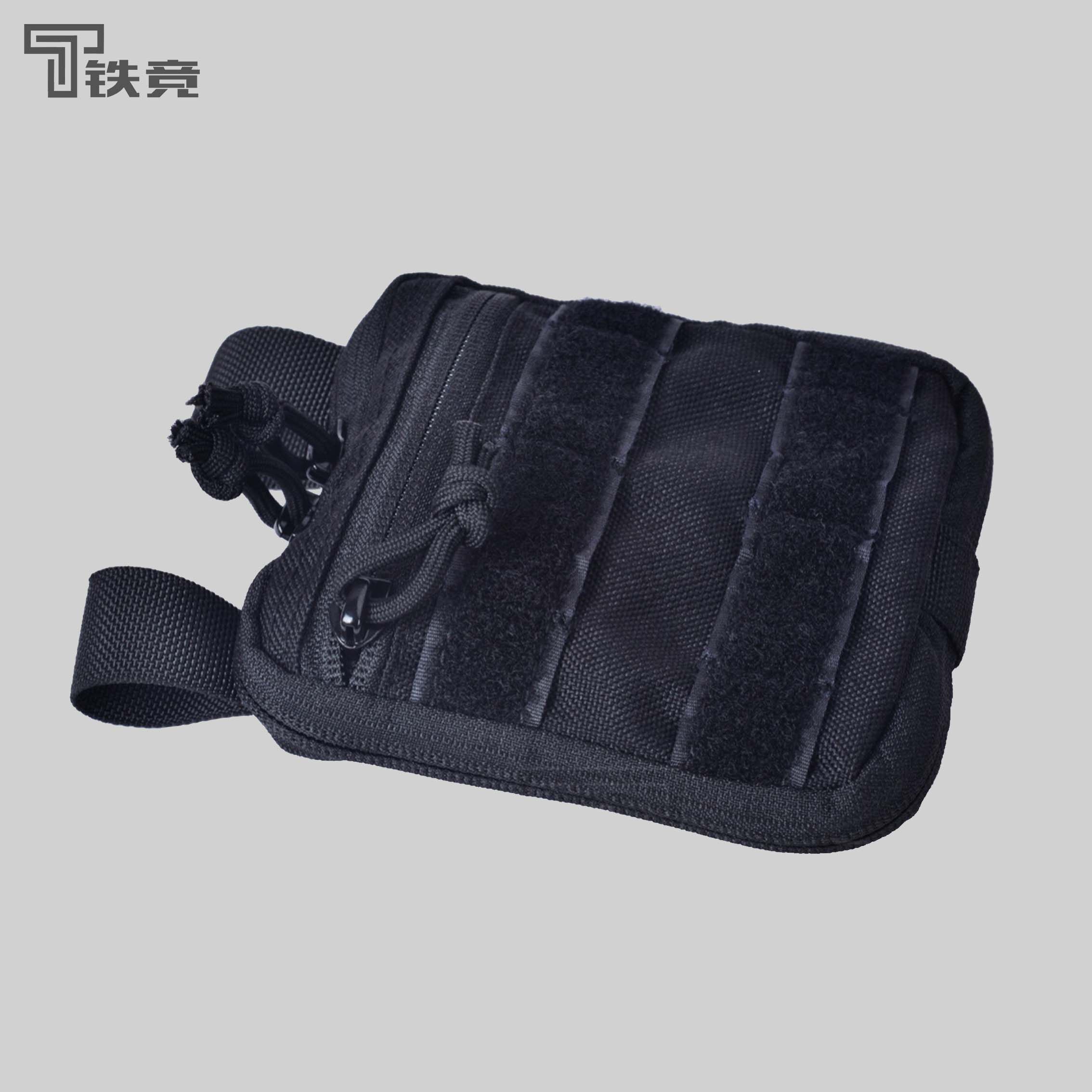 Tiejing new product blocker multi-functional outdoor hiking sundries bag tactical belt bag folding sports portable storage bag