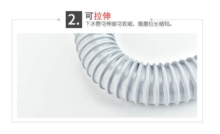 товар из китая 简易三通下水管带头简易三通下水管 防臭下水管 台盆面盆下水器定