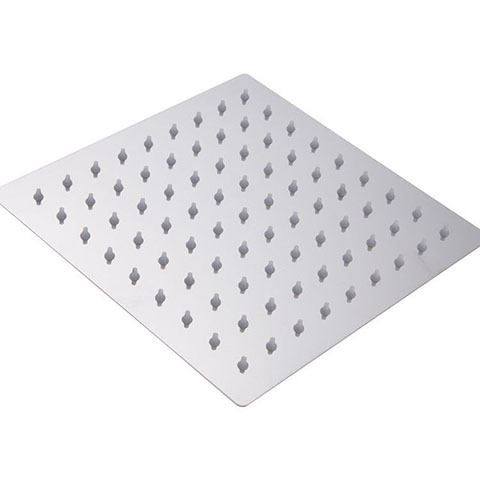 酒店浴室淋浴头不锈钢大花洒方形圆形顶喷6寸8寸镜面洗澡喷头花洒