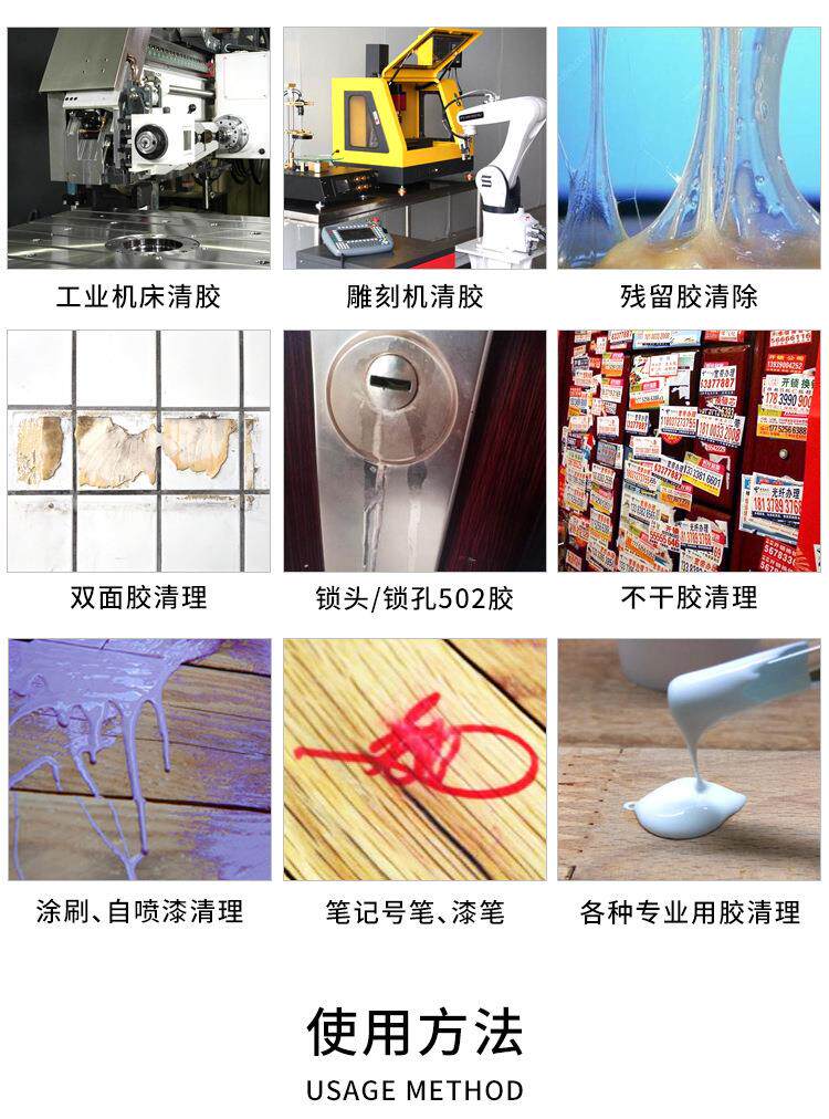 товар из китая 502溶解剂胶水速溶剂解胶水粘胶清洗剂除胶剂450ml【量大从优】定