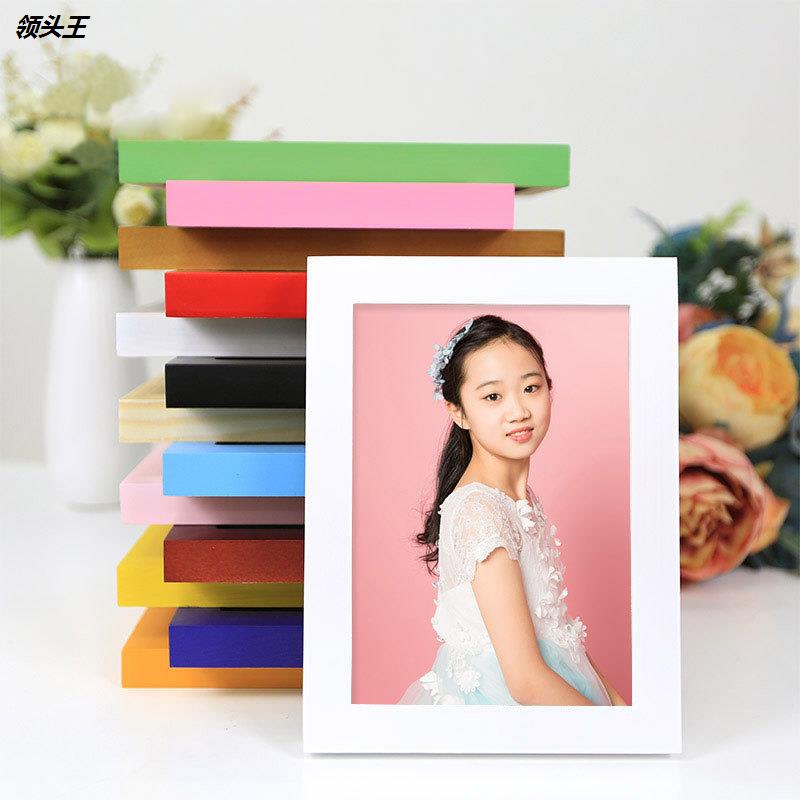 Solid wood wall frame 5 inch 7 8 10 12 16 18 inch A4 creative photo wall frame frame frame frame