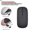 2.4G rechargeable wireless mouse silent MOUSE with TYPE-C interface notebook desktop office Bluetooth mouse