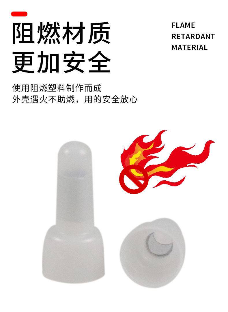товар из китая 250塑料奶嘴形压线帽阻燃快速接线端子电线灯具连接器铝线接头