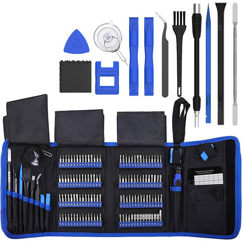 142-in-1 screwdriver set, mobile phone disassembly and repair tools, clock screwdriver, portable bag tool bag
