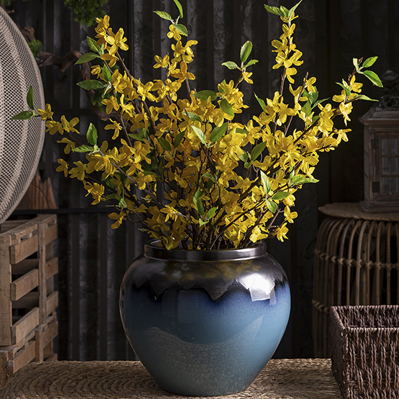 American light key-2 luxury ceramic vase furnishing articles European ideas sitting room tea table dry flower, flower arrangement table MianRuan decorations
