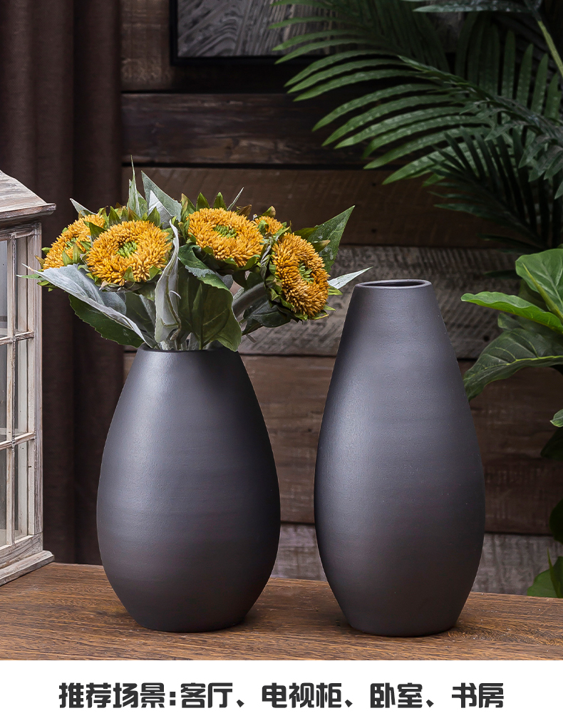 The Northern wind ceramic floret bottle furnishing articles TV ark, the table dry flower flower arranging I and contracted sitting room key-2 luxury decoration