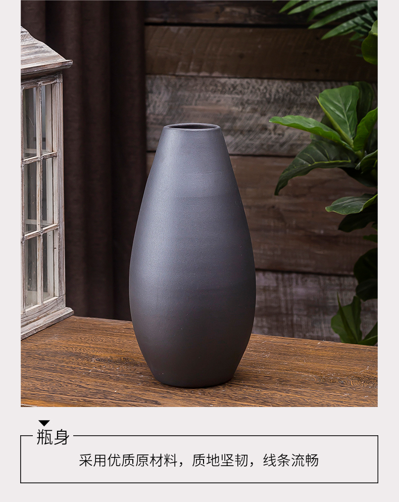 The Northern wind ceramic floret bottle furnishing articles TV ark, the table dry flower flower arranging I and contracted sitting room key-2 luxury decoration