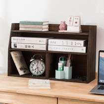 Solid Wood Tabletop Multifunction Containing Box Teapot Tea Cup Teacup Shelf Condiment tableware Domestic sundries cabinet Green planting shelf