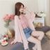 Mùa hè kem chống nắng của phụ nữ Hàn Quốc phiên bản lỏng lẻo bf 100 mỏng cardigan áo dài tay áo ngắn triều sinh viên 