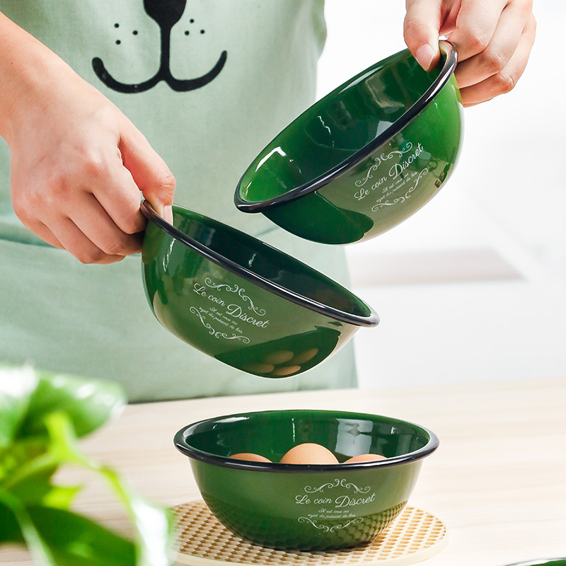 French-Style Exquisite Vegetable Salad Bowl, Light Luxury Dessert, Instagram-Worthy Takeaway High-Appearance Small Bowl, Fruit Plate, Heat-Resistant and High-Temperature Resistant