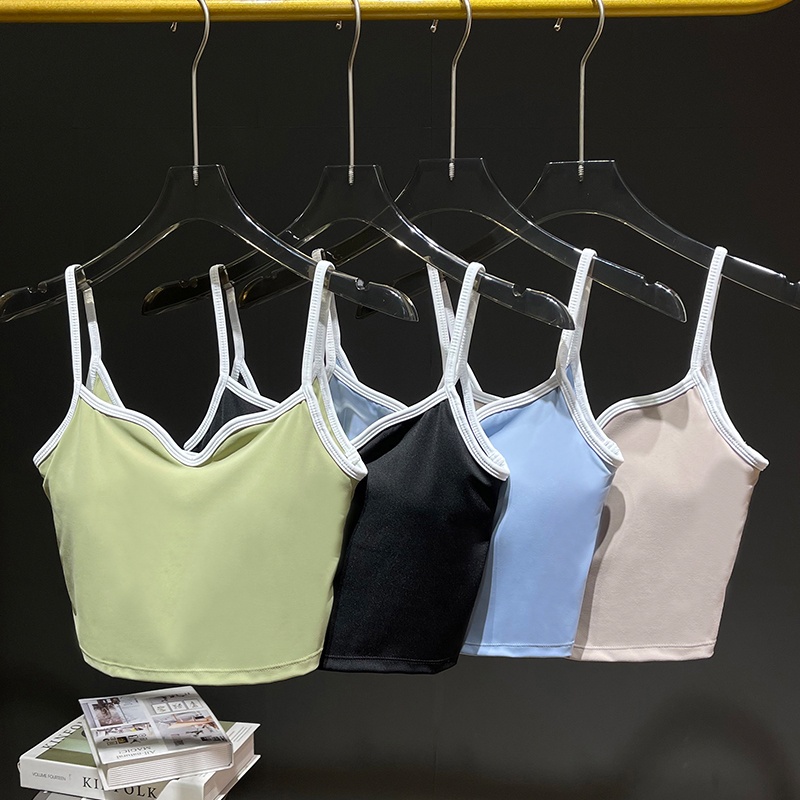 Yoga lingerie female speed dry sexy vest gathers anti-shock running fitness girl sports bra harness beauty back