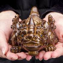 color tea pet creative financial resources rolling water spray tea play boutique ornaments kung fu tea set tea tray tea ceremony accessories