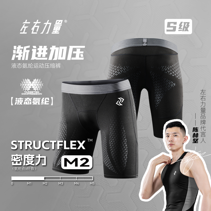Left and Right Strength Liquid Spandex Compression Pants Men's Quick-Drying Training Tight Shorts Summer Five-Point Basketball Sports Pants Left and Right Strength Liquid Spandex Compression Pants Men's Quick-Drying Training Tight Shorts Summer Five-Point Basketball Sports Pants