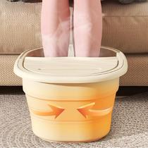 Foldable foot bath bucket household portable foot bath plastic calf massage health foot bath foot bath artifact