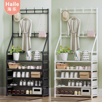 Floor-standing shoe and hat rack modern minimalist living room set rental room bedroom clothes rack bag rack shoe cabinet