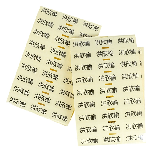 Прозрачная именная наклейка, книга с наклейками, пенал для карандашей, водонепроницаемая самоклеющаяся медицинская маска для школьников для детского сада, делается под заказ