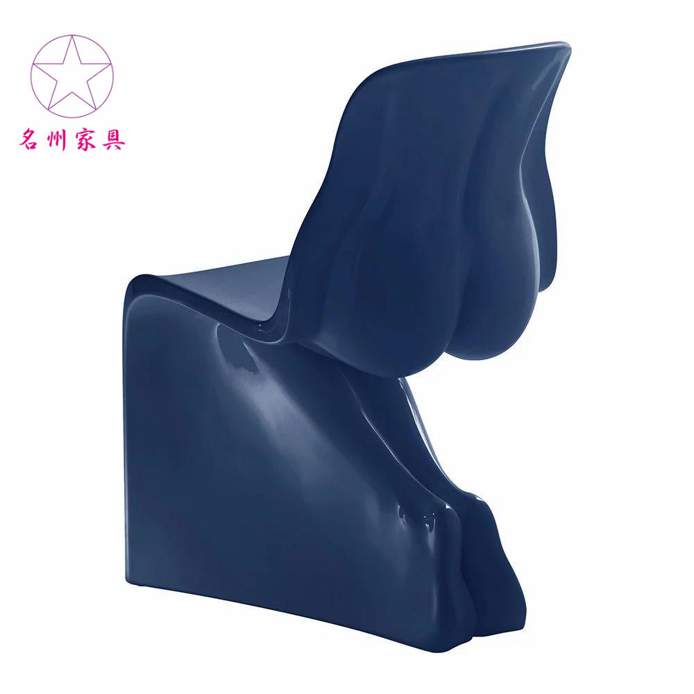 Factory Direct Glass Fiber Art Casual Human Sitting Stool for Writing True Sexy Chair Creative Stylish Pendulum