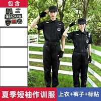 Летний короткий тренировочный костюм (топ+брюки+наклейка на этикетке)