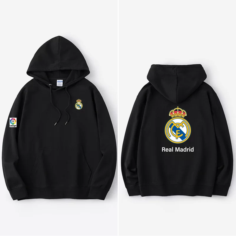 Футболка Real Madrid из Ла Лиги Real Madrid униформа команды Real Madrid толстовка с капюшоном для молодежи свитшот пуловер