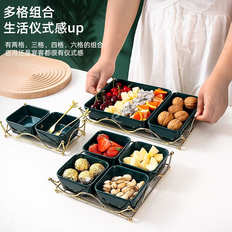 Snack disc Advanced Sensation Candy Dishes Front Desk Creative Nets Red Snacks Nuts Snack room Living room