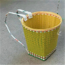 Handmade bamboo back Louce tea Bamboo Basket Picking Tea Basket Bamboo back basket Bamboo Back basket Back Basket Colorful Dance Props Basket