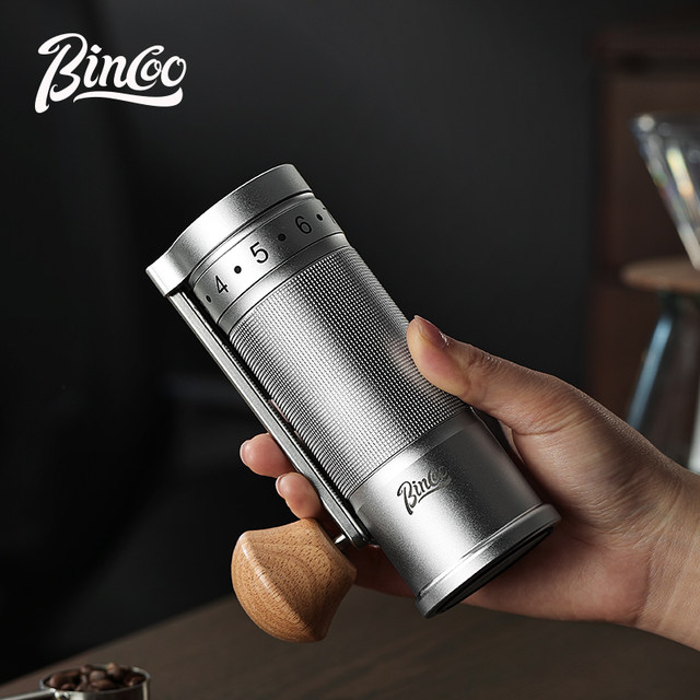 Bincoo hand grinder Portable foldable steel core six-star hand grinder manual coffee bean grinder